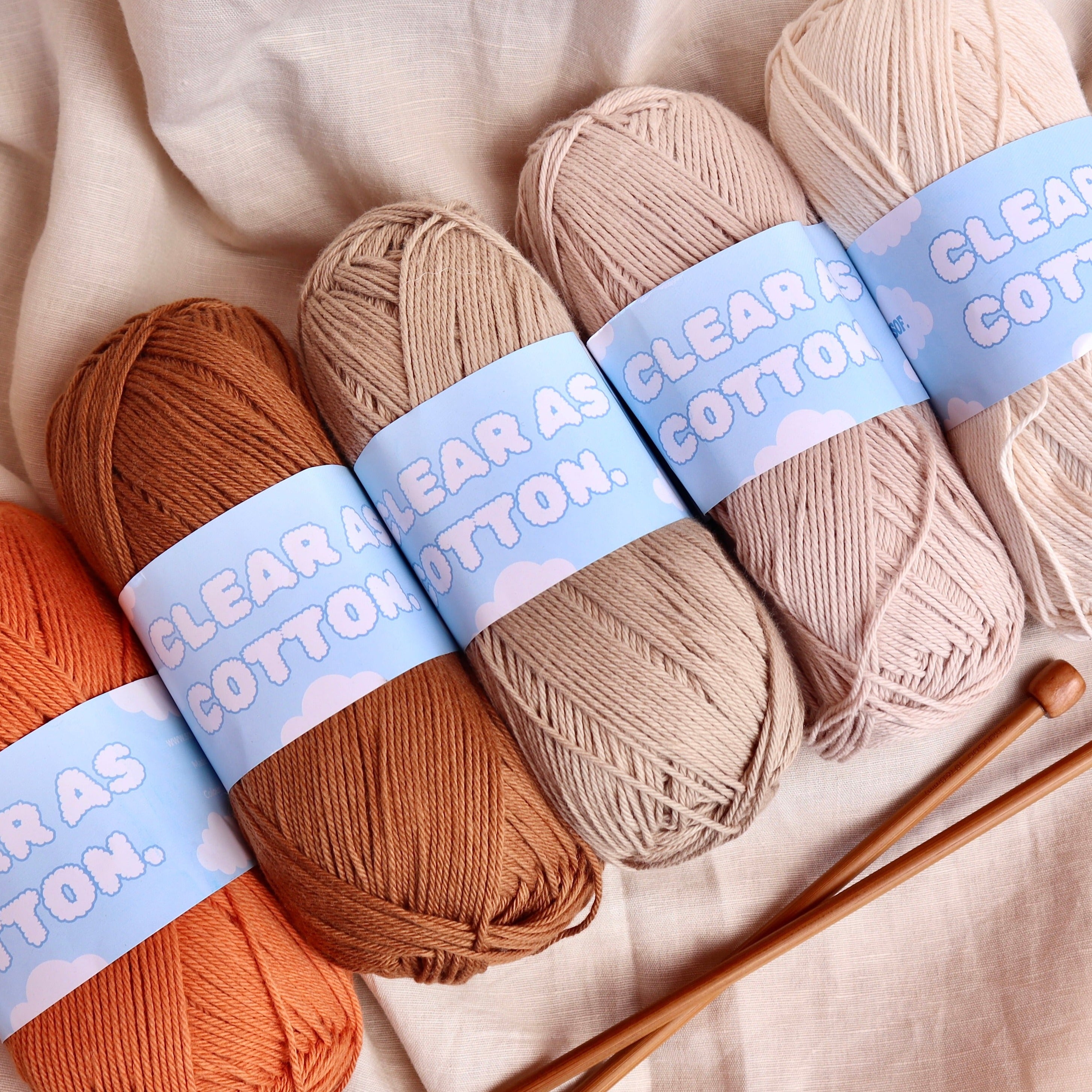 Source Of Fibre Clear As Cotton Yarn 100g - Main Image