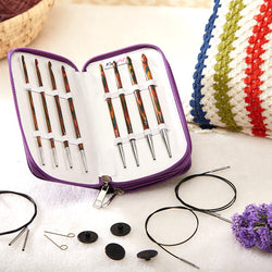 KnitPro Symfonie Wood Interchangeable Tunisian Crochet Hook Set