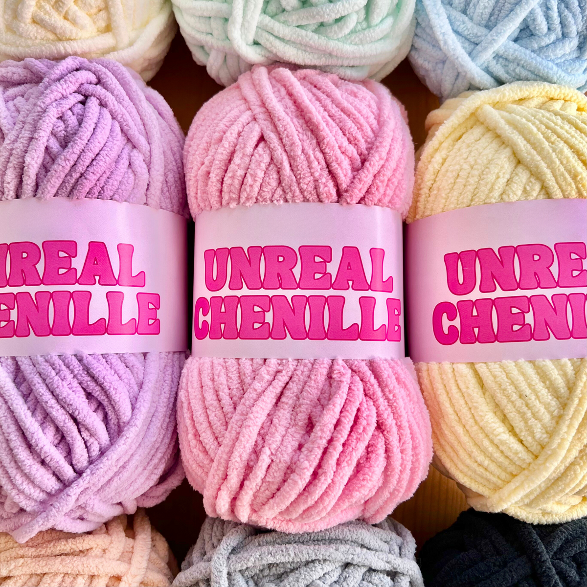 Source Of Fibre | Unreal Chenille Yarn 100g